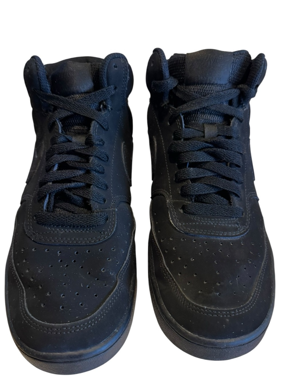 Nike Black High Top Sneakers Men’s Size 9 Lace-Up Athletic Shoes